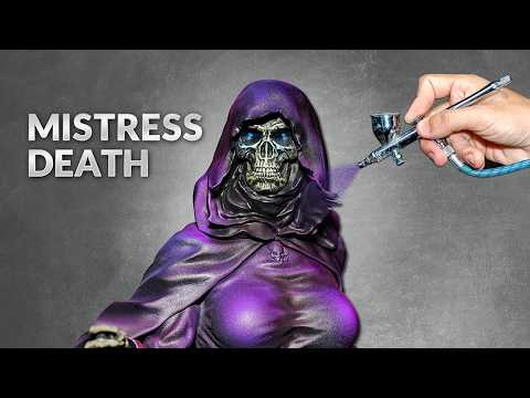 Видео: Эта Леди Смерть (Marvel) слишком соблазнительна, чтобы от неё убежать | 3D-печать смолой и роспис...