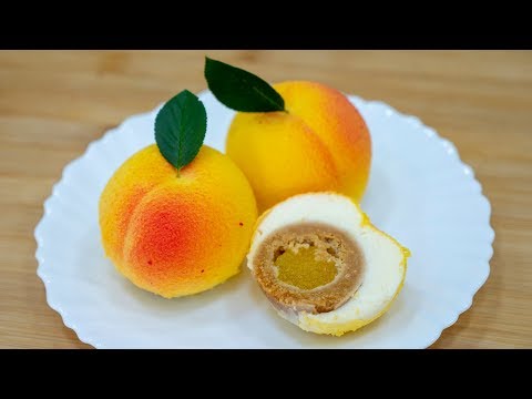 Видео: 🍑"Персик" 🍑 нереальные 3D пирожные - Я - ТОРТодел!