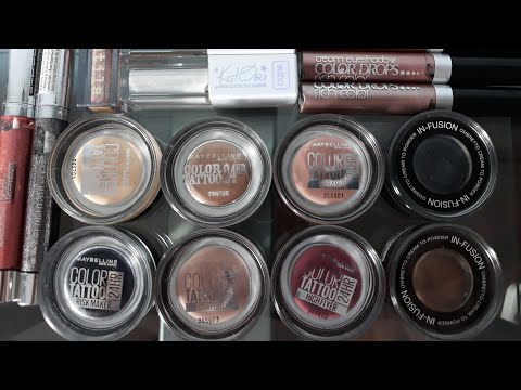 Видео: #коллекциякосметики  Мои кремовые тени и подводки для глаз