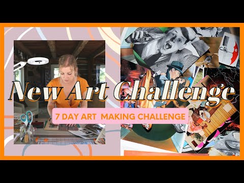 Видео: Недельный арт-челлендж: сколько работ я смогу создать за неделю? | Арт-челленджи для Art Block