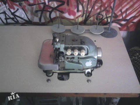 Видео: Промышленный оверлог класс 208. (   Rimoldi-27)  Завершение.....