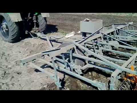 Видео: Культиватор КПС -4 с пружинными боронами  /Cultivator of KPS - 4 with spring harrows