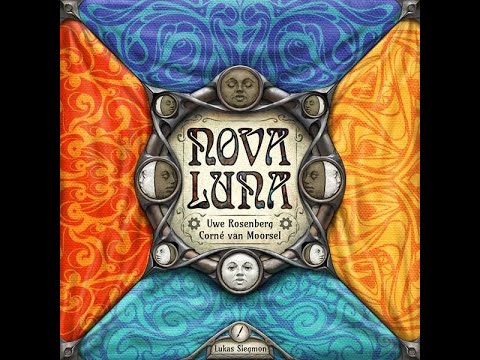 Видео: Новолуние -  играем в настольную игру. Nova Luna board game.