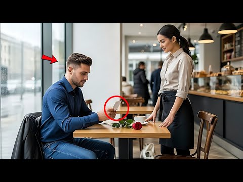 Видео: Его свидание вслепую отменили, но официантка оставила ему записку, которая заставила его плакать