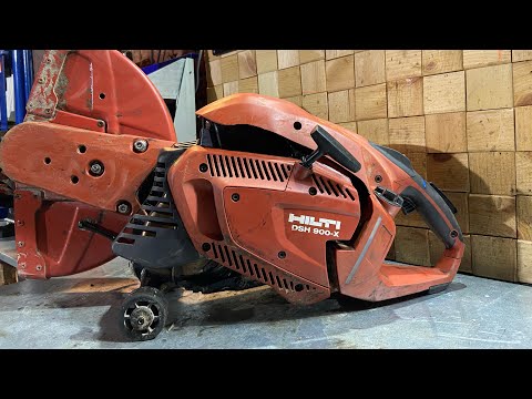 Видео: Полная сборка бензореза HILTI DSH 900-X 2017 г. Техника на грани фантастики!