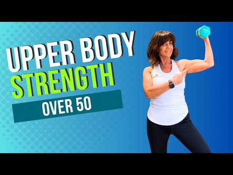 Видео: 🔥 30-минутная тренировка стоя с гантелями для женщин старше 50 лет | Без пола, низкая ударная наг...