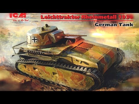 Видео: Новая Модель Танка LEICHTTRAKTOR в 1/35 от ICM.  Хорошо или Плохо !?