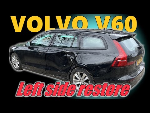 Видео: VOLVO V60. Quarter panel and a door replacement. Замена заднего крыла и двери.