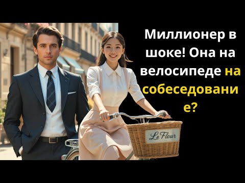 Видео: Официантка приехала на собеседование на велосипеде… То, что сказал ей миллионер, удивило всех!