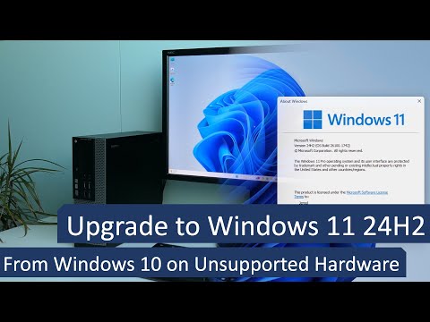 Видео: Обновление до Windows 11 24H2 с Windows 10 на неподдерживаемом оборудовании