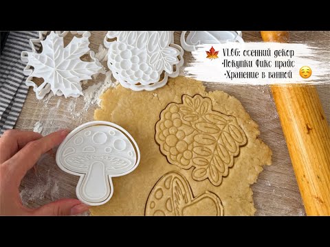 Видео: 🍁 VLOG 154: покупки Фикс прайс, хранение в ванной, мои запасы, осенний декор