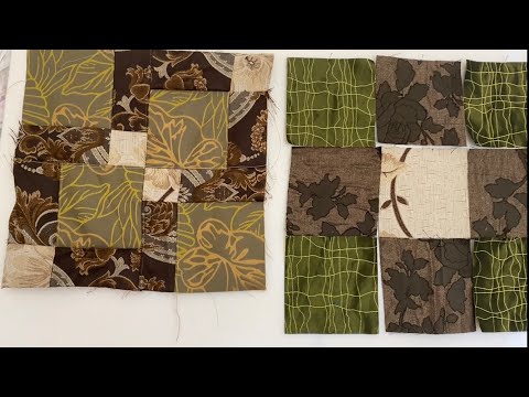 Видео: Лоскутное покрывало от А до Я. Ч. №2. Лоскутный блок Исчезающий квадрат. Вторая жизнь штор и портьер