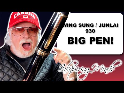 Видео: ВНИМАНИЕ, БОЛЬШАЯ ПЕЧАТЬ! Обзор новой перьевой ручки Wing Sung 930