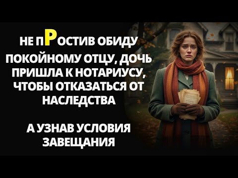 Видео: Наследство прощения: не простив отца, она пришла отказаться от наследства… но узнала правду 