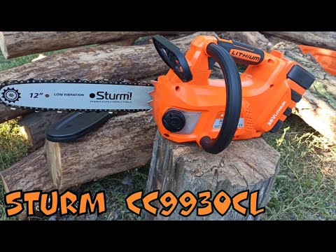 Видео: Аккумуляторная пила Sturm CC9930CL Купил и не пожалел.