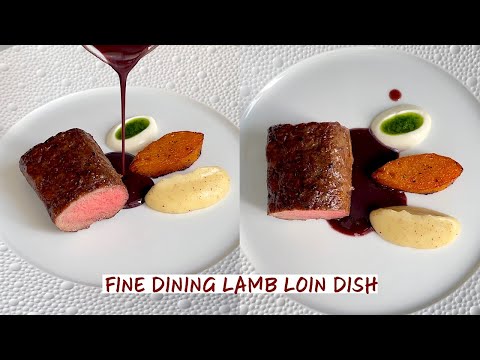 Видео: Жареная корейка ягненка, картофельное пюре, тыква, овечий йогурт, песто из базилика