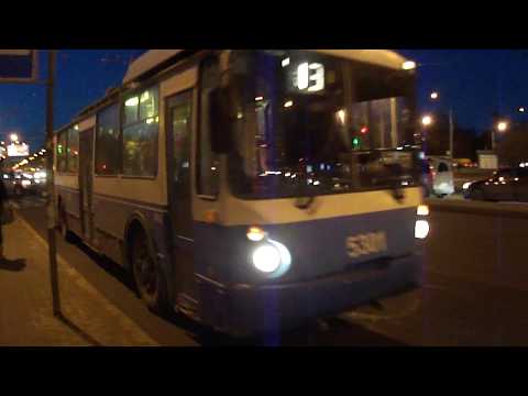 Видео: Троллейбус Санкт-Петербурга 114: ВЗТМ-5284 б.5301 по №13 (09.11.12)
