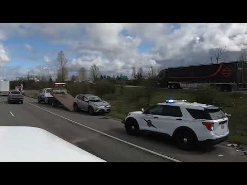 Видео: Разгрузка в последний день Марта￼, Дальнобой по западному побережью Америки￼ Peterbilt 389￼