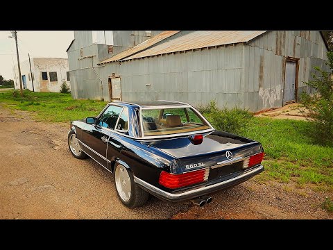 Видео: Mercedes Benz 560SL с 6-ступенчатой ​​механической коробкой передач от Carobu Engineering