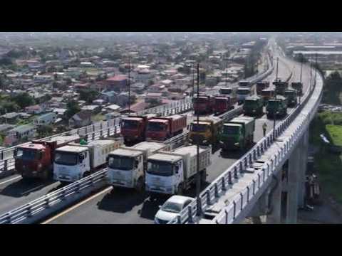 Видео: НАГРУЗОЧНЫЙ ТЕСТ на мосту Нью-Хабор #Гайана