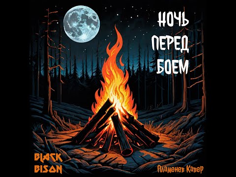 Видео: Пламенев - Ночь перед боем (караоке/кавер от Black Bison)