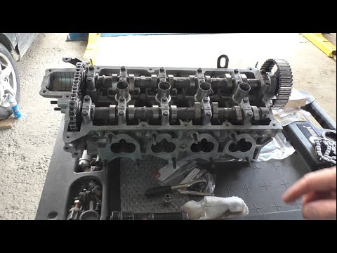 Видео: Загнуло клапана снятие установка ГБЦ на Hyundai Elantra 2,0 Хендай Элантра 2002 года 2часть