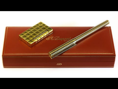Видео: Обзор перьевой ручки S. T. Dupont Classique PL.OR Anneau