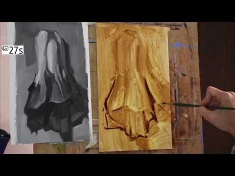 Видео: Живопись маслом с Сарой Седвик: Бок-чой, Алла прима!