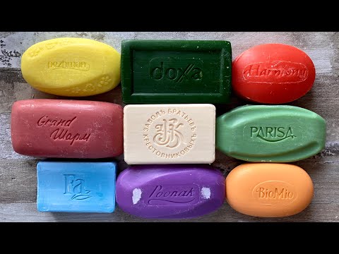 Видео: ASMR Soap cutting | Soap Carving|Резка мыла  | ASMR