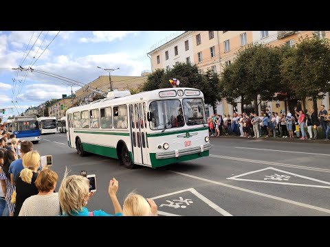 Видео: День города Чебоксары - Парад городской техники (24.08.2019)