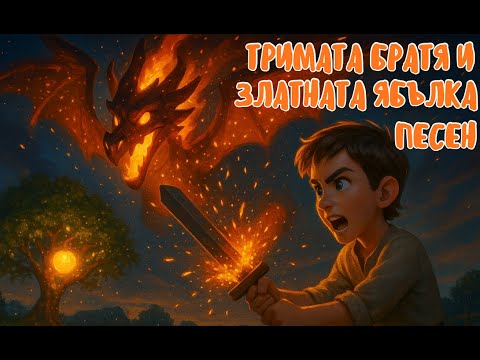 Видео: Тримата братя и златната ябълка  - Песен | КукуригуТВ
