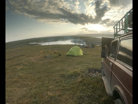 Видео: Полуостров Рыбачий, Средний, утопили машину!