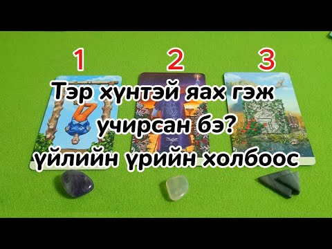 Видео: Тэр хүнтэй яах гэж учирсан бэ? үйлийн үрийн холбоос Тарот мэргэ Тарот хөзөр taror merge