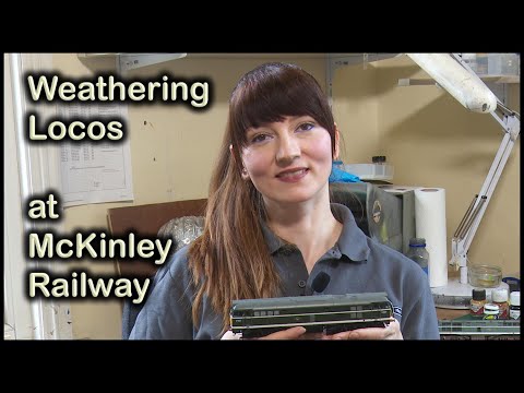 Видео: 61. Зеленые тепловозы, выдерживающие погодные условия, на железной дороге Мак-Кинли