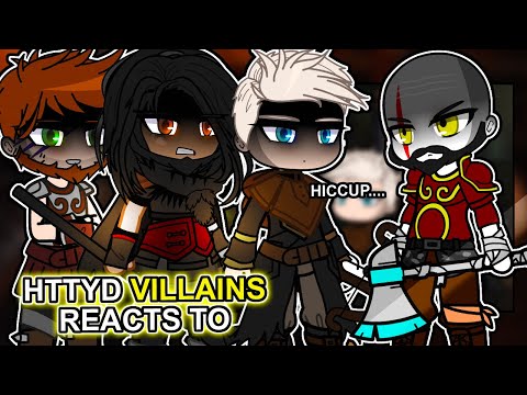 Видео: HTTYD Villains реагируют на Иккинга в роли Кратоса || GOW Ragnarök ||- Gacha Club React
