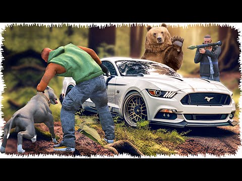 Видео: Джонни ұрланған мустангын тапты (GTA V)