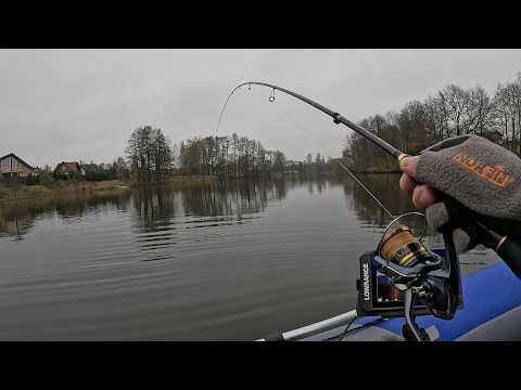 Видео: Ловля щуки и судака из под стаи бели. Рыбалка с лодки на джиг в ноябре