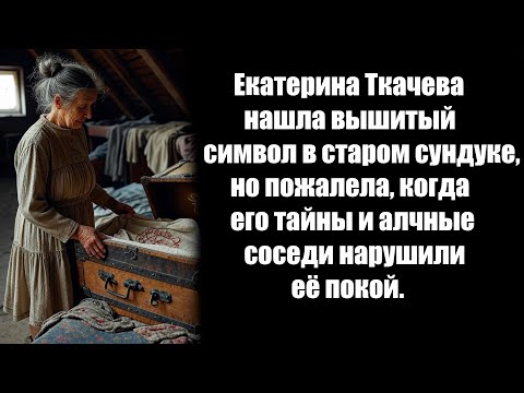 Видео: Обычная швея нашла вышитый символ, но быстро пожалела что не избавилась от него...