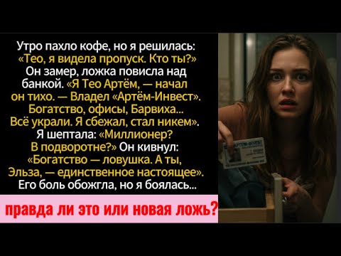 Видео: Приютила бомжа, не зная, что он миллионер, и его тайна меня потрясла!