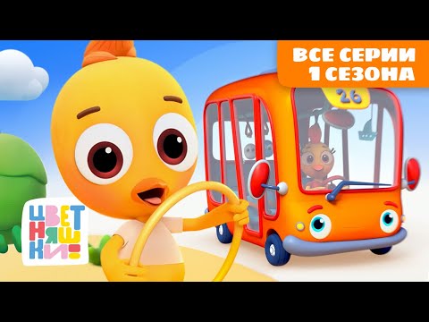 Видео: Цветняшки — все серии 1 сезона подряд | мультики для детей | сборник