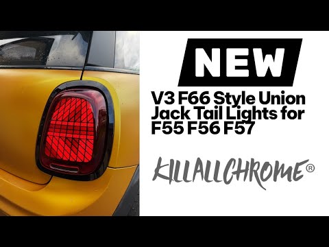 Видео: НОВЫЕ задние фонари в стиле Union Jack V3 F67 для F55 F56 F57 — KillAllChrome