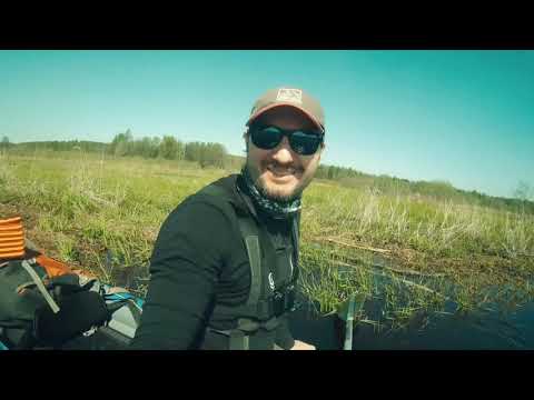 Видео: Река Поля. Одиночный сплав через леса.1/4 серия.