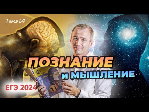 Видео: ЕГЭ 2024 с нуля. Тема 1.4 Познание и мышление