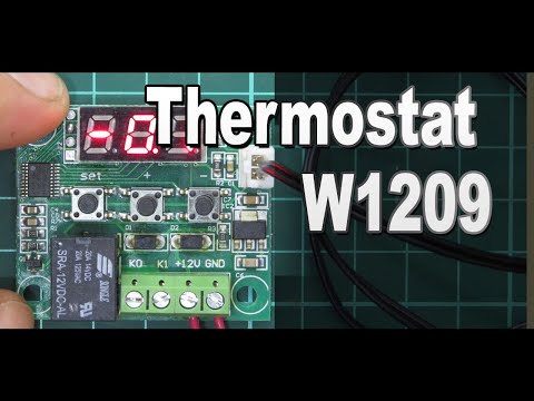 Видео: Электронный термостат W1209 за 100 рублей  - программирование и доработка