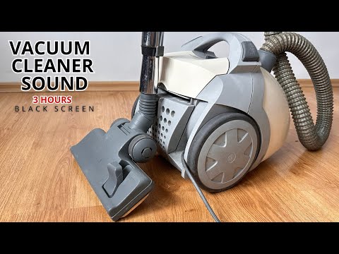 Видео: Звук пылесоса | Белый шум для сна | 3 часа | Черный экран