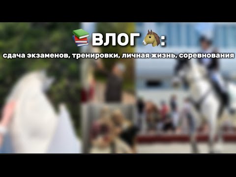 Видео: ВЛОГ: жизнь коневладельца-выпускника 🐴 (как совмещать сдачу экзаменов с конным спортом)