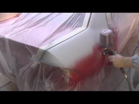 Видео: Mitsubishi Lancer 9. Ремонт в гараже. Часть 2. Подготовка, покраска.