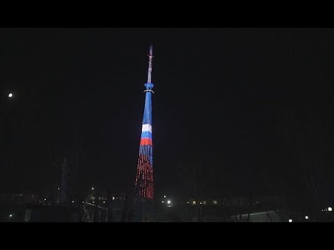 Видео: Самая высокая башня в Улан-Удэ засияла к юбилею республики