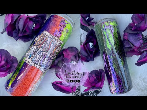 Видео: Фольгированный стаканчик «Омбре» на Хэллоуин