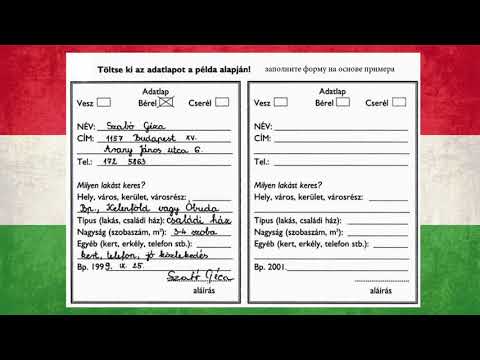 Видео: Венгерский язык - Lakást keresünk (аренда жилья)